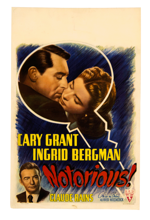 Notorious film poster