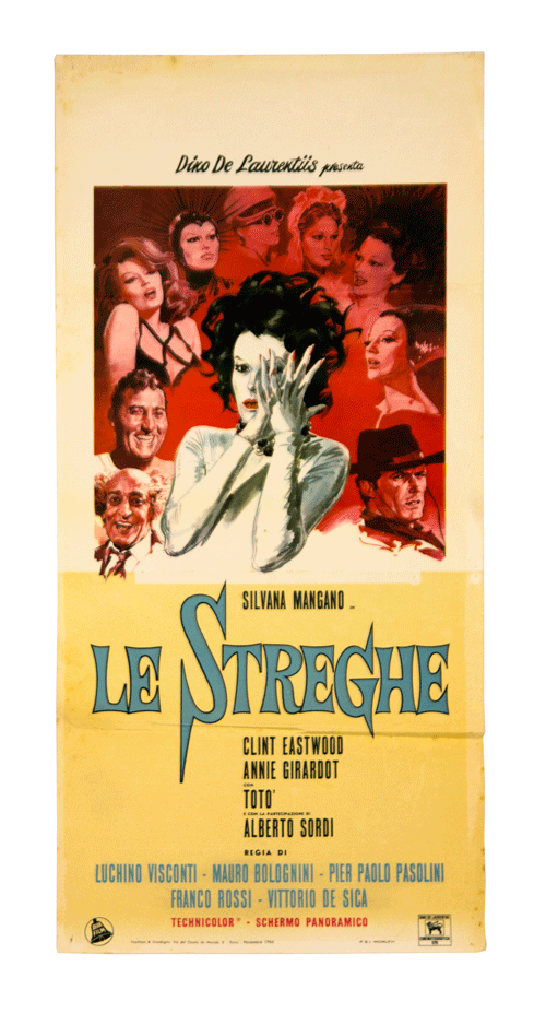La Strada original film poster Clint Eastwood by Pasolini Visconti de Sica