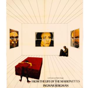 Original filmposter From the life of the marionettes Ingmar Bergman