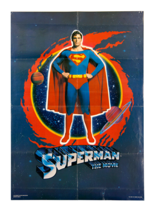 Superman the movie filmposter original affiche