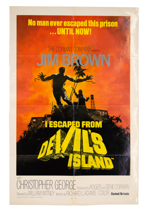 Original film poster I escaped from devil's island