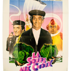 Louis de Funes poster original La Soupe Aux Choux