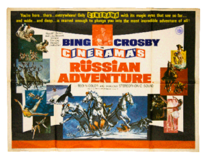 Russian Adventure Bing Crosby Cinerama original filmposter