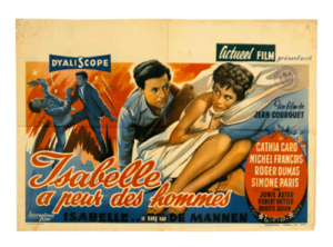 Poster Isabelle a peux des hommes original