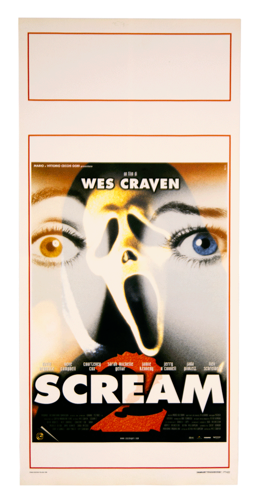 Wes Craven original film poster Scream 2