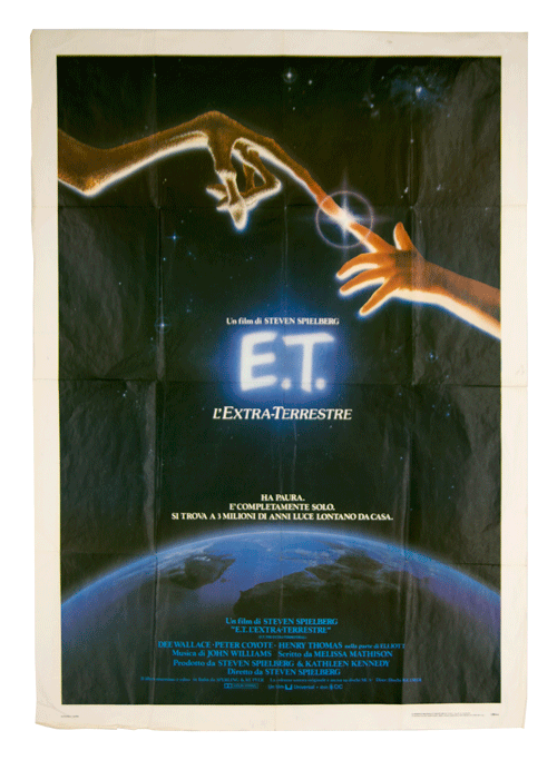 Original film poster ET Steven Spielberg