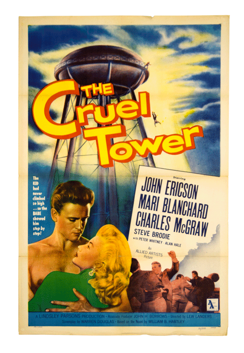 The Cruel Tower original vintage sci-fi poster