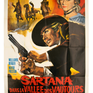 Poster western Sartana dans la vallee des vautours