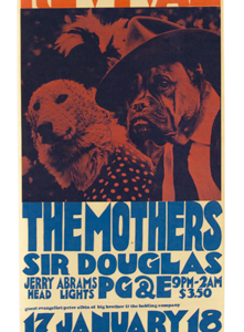 Psychedelic poster 60's The Family Dog Revival