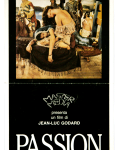 Jean-Luc Godard original poster Passion