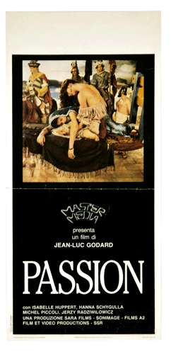 Jean-Luc Godard original poster Passion