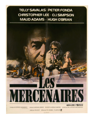 Les Mercenaires O.J. Simpson original film poster