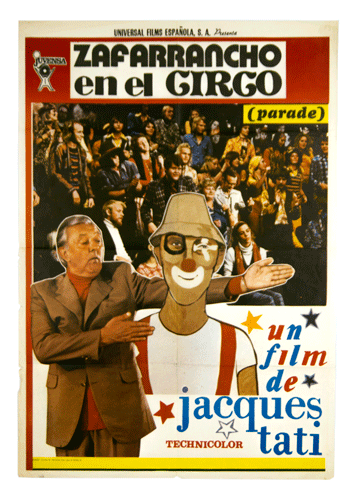 Original poster Jacques Tati Parade Cine Qua Non