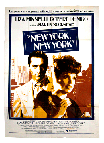New York New York Liza Minelli Robert de Nero Scrocese original film poster
