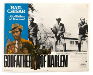 Original lobbycard Blaxploitation Godfather of Harlem