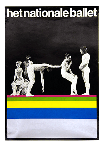 Vintage poster Het Nationale Ballet
