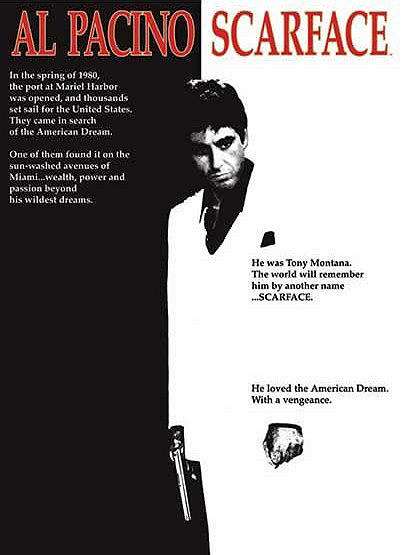 Film poster Scarface