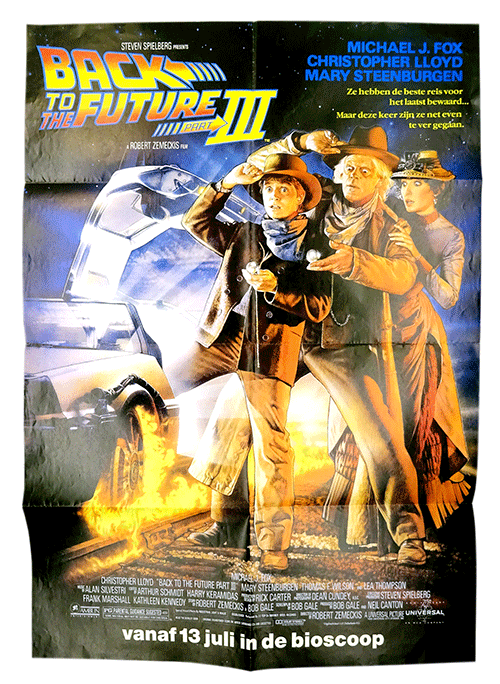 Back to the Future III poster