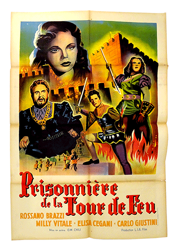 Prisonniere de la tour de feu poster