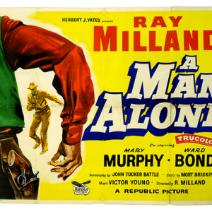 A Man Alone poster