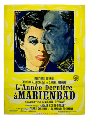 LAnnee Dernier a Marienbad poster