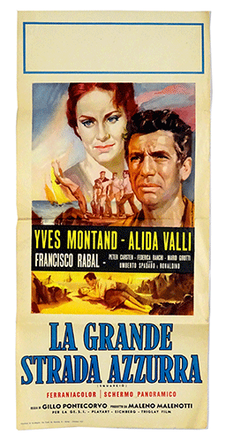 La grande strada azzura poster