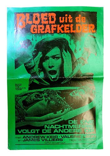 Bloed uit de grafkelder poster