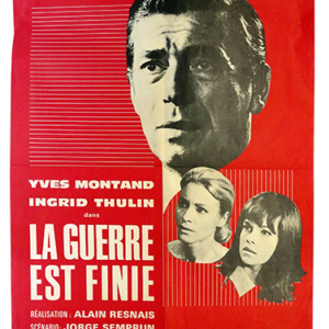 La Guerre est finie poster