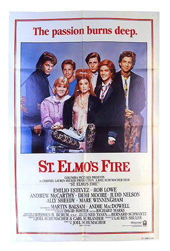 St. Elmo's Fire poster