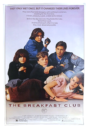 The breakfast club film poster