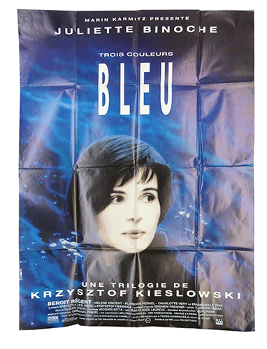 Trois Couleurs Bleu poster