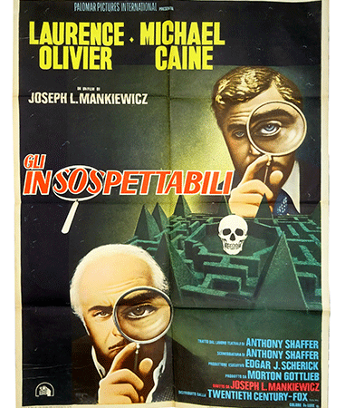 Original film poster Sleuth