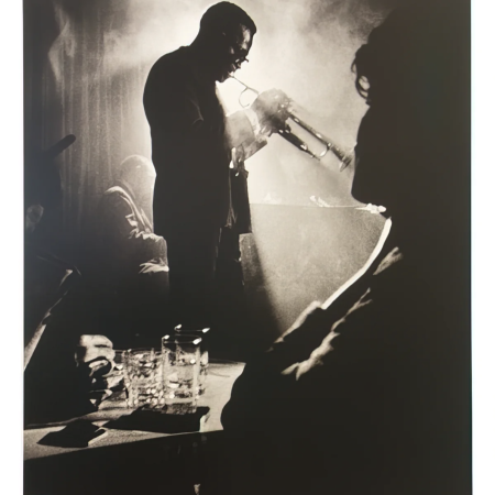 Miles Davis at Birdland poster. Cine Qua Non