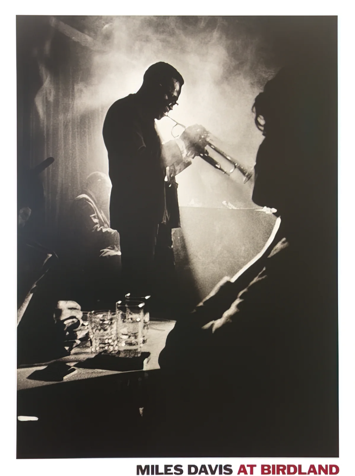 Miles Davis at Birdland poster. Cine Qua Non