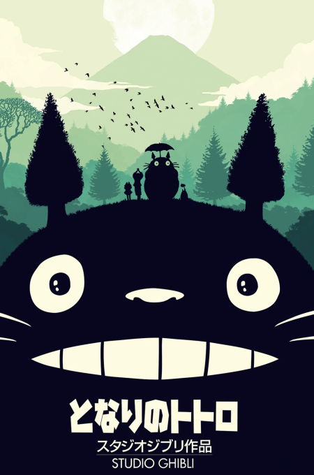 My Neighbor Totoro Poster Japanese