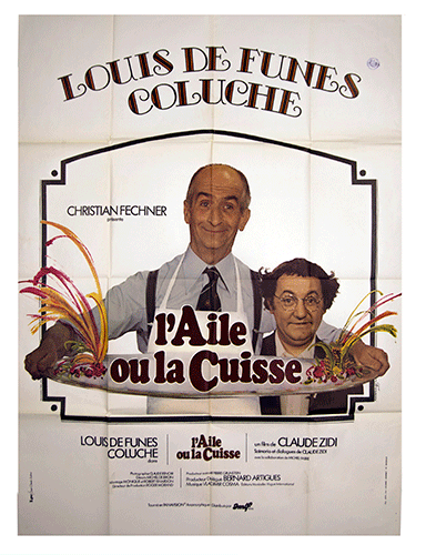 L;aile ou la Cuisse film poster Cine Qua Non Amsterdam vintage movie poster