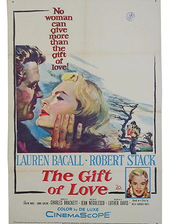The Gift of Love poster Cine Qua Non Amsterdam vintage movie poster