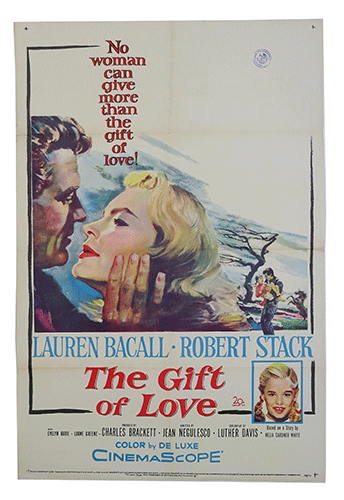 The Gift of Love poster Cine Qua Non Amsterdam vintage movie poster