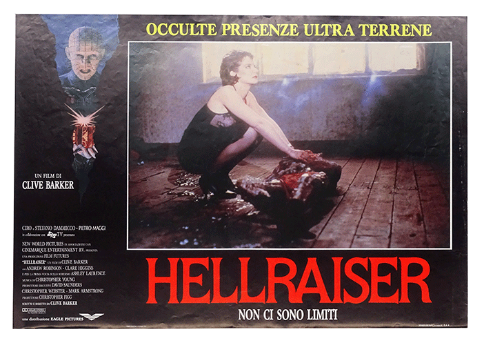 Hellraiser film poster Cine Qua Non Amsterdam vintage movie poster