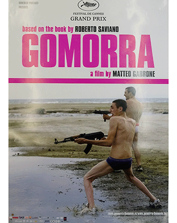 Gomorra film poster Cine Qua Non Amsterdam vintage movie poster
