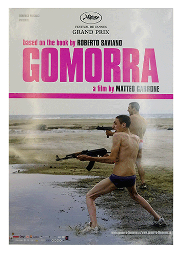 Gomorra film poster Cine Qua Non Amsterdam vintage movie poster