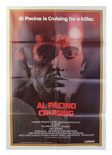 Cruising original film poster Cine Qua Non Amsterdam vintage movie poster