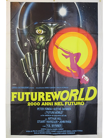 Futureworld film poster Cine Qua Non Amsterdam vintage movie poster