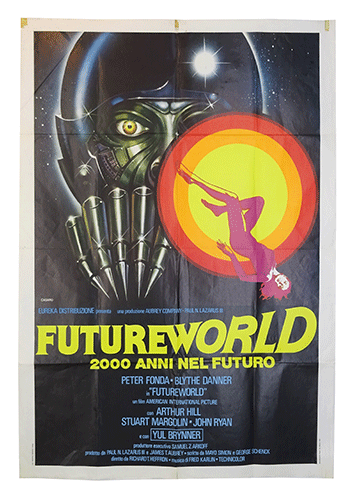 Futureworld film poster Cine Qua Non Amsterdam vintage movie poster