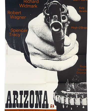 Broken Lance film poster Cine Qua Non Amsterdam vintage movie poster